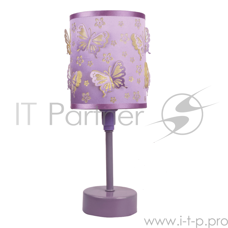 Светильник Hiper Настольная лампа детская Бабочки фиолетовая 1хE27х60Вт H060-0