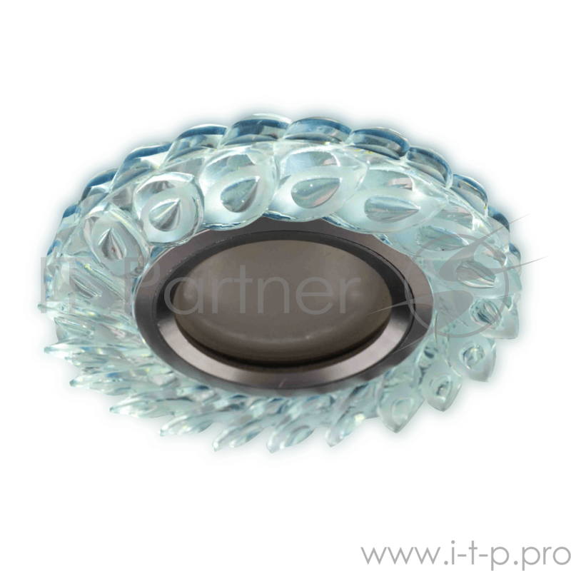 Светильник Hiper Светильник встраиваемый прозрачный H070-1 MR16+3Вт LED Диаметр 9,5см LED + GU5.3