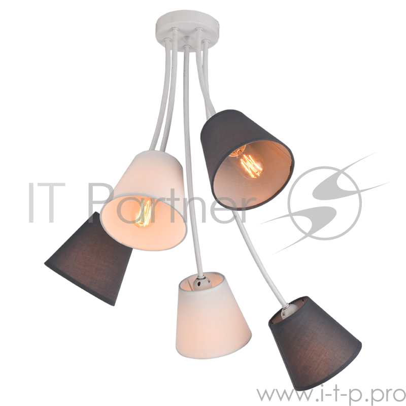 Светильник Hiper Люстра HIPER H142-5 5E2760Вт WHITE/CHOCOLATE