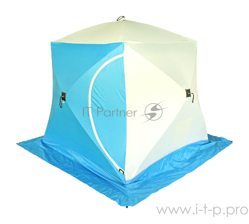 Палатка рыбака КУБ-2 трехслойная дышащая (Стэк)