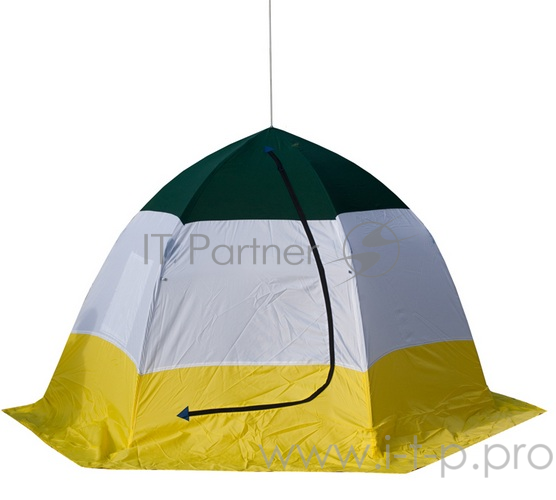 Палатка рыбака ELITE 3-м п/автомат брезент (Стэк)