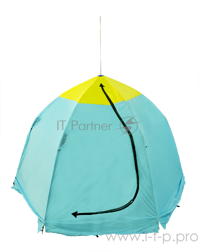 Палатка рыбака 2-м п/автомат н/тк (ал.зв.) (Стэк)