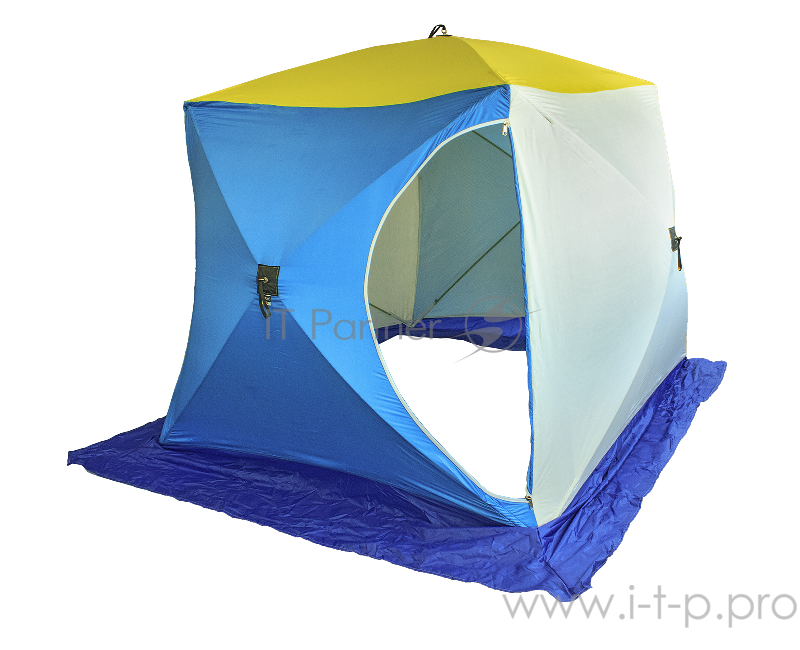 Палатка рыбака КУБ 2 трехслойная LONG (Стэк)