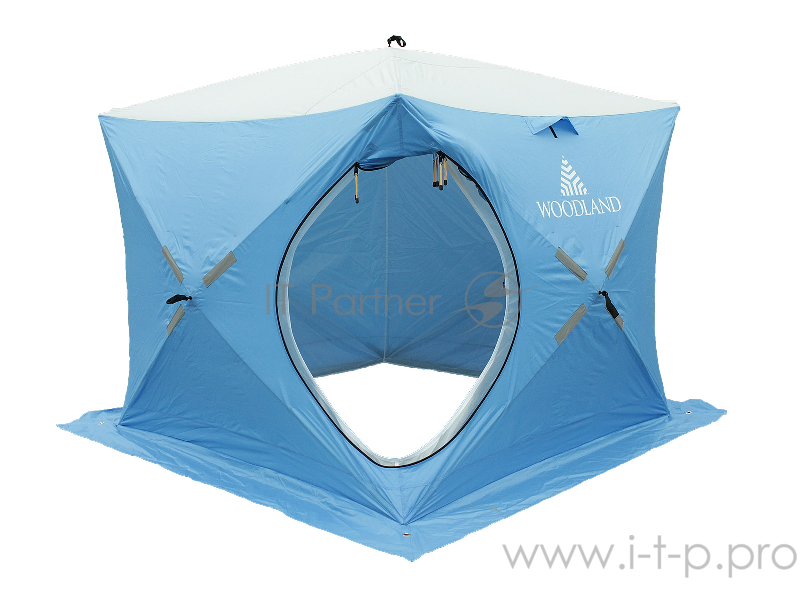 Палатка зимняя WOODLAND ICE FISH DOUBLE 205х205х190 см (синий)