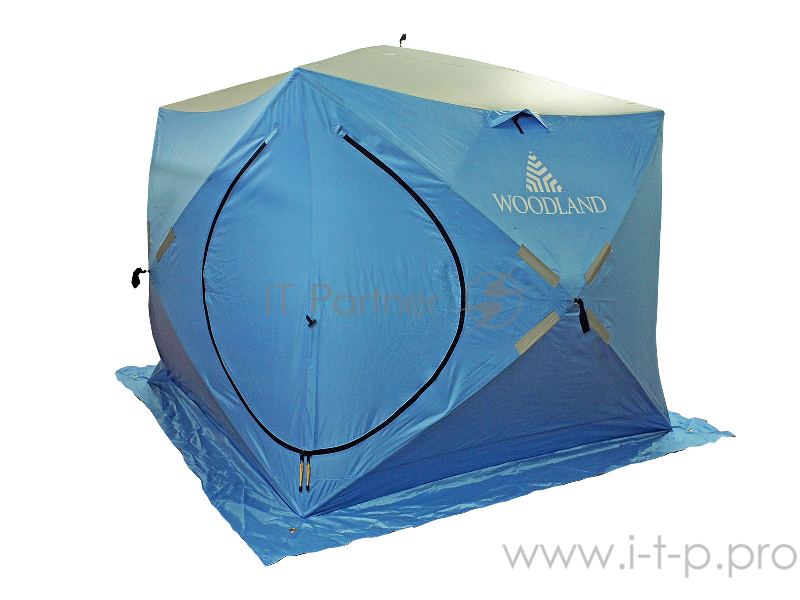 Палатка зимняя WOODLAND ICE FISH DOUBLE 205х205х190 см (синий)