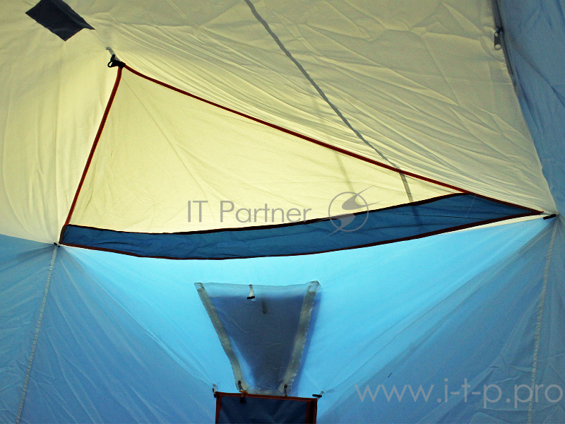 Палатка зимняя WOODLAND ICE FISH DOUBLE 205х205х190 см (синий)