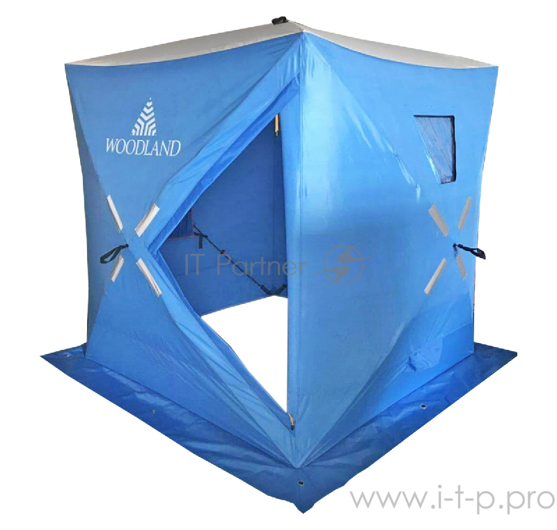 Палатка зимняя WOODLAND ICE FISH 4, 180х180х210 см (синий)NEW