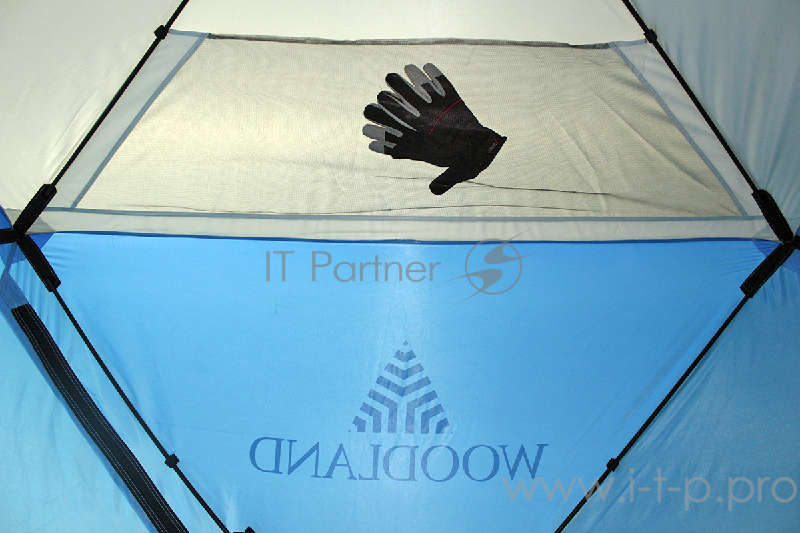 Палатка зимняя WOODLAND ICE FISH 4, 180х180х210 см (синий)NEW