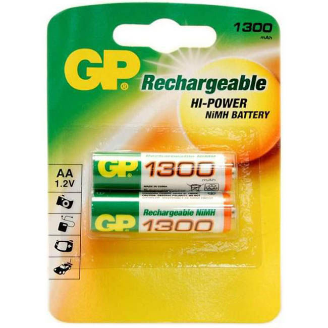 Аккумулятор GP 130AAHC AA 1300mAh (2шт)