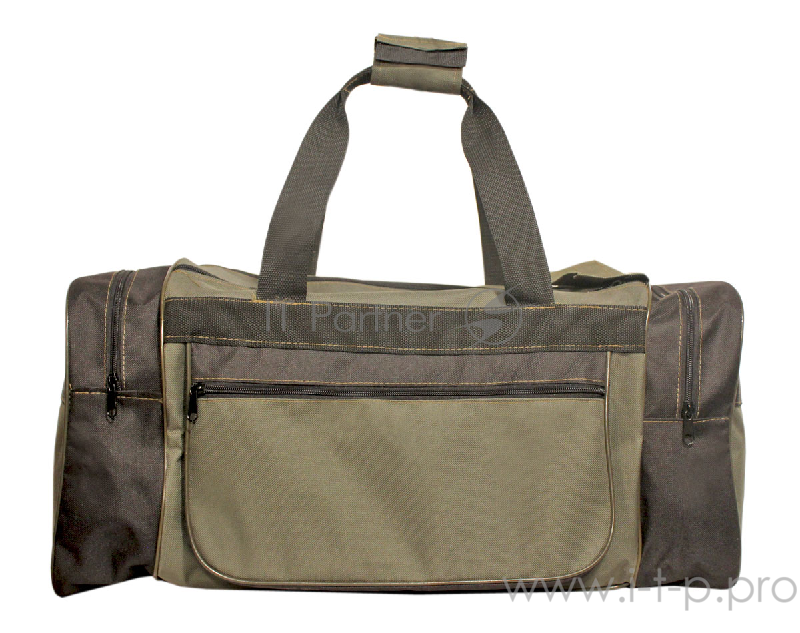 Сумка дорожная 30л, 3 кармана, олива