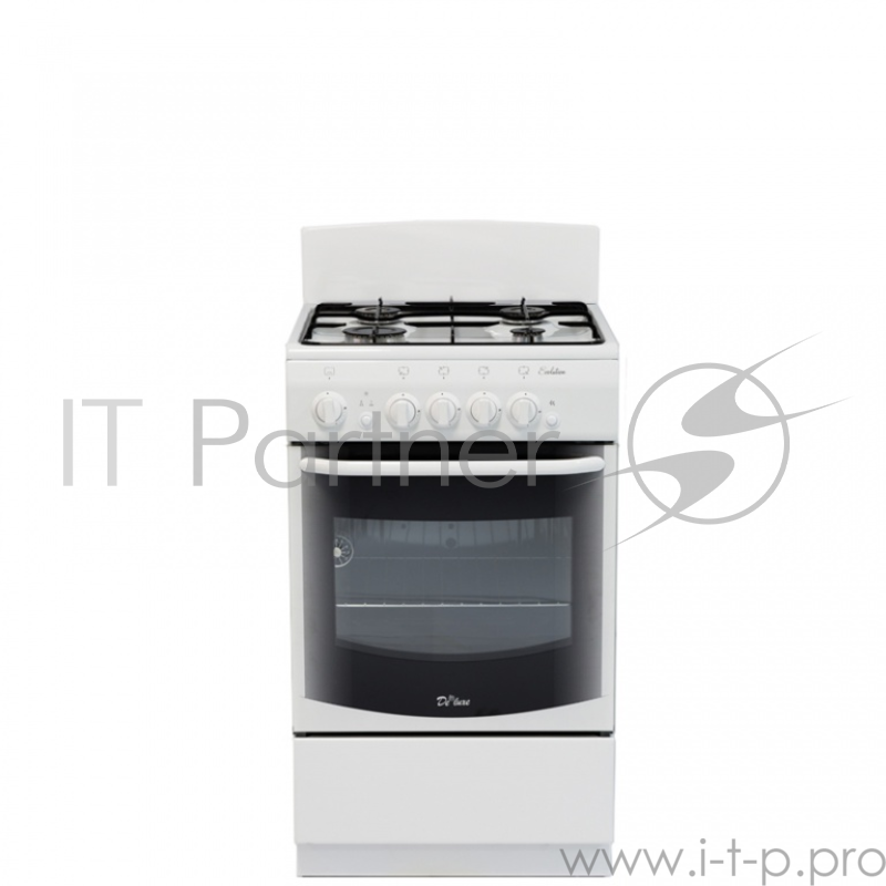 Плита Газовая De Luxe 5040.36г белый