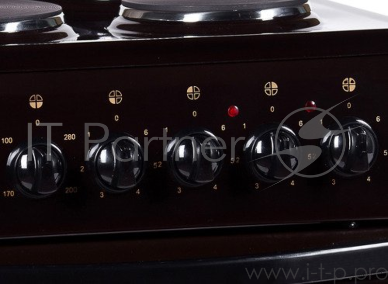 Плита Электрическая Flama AE 1403 B черный эмаль