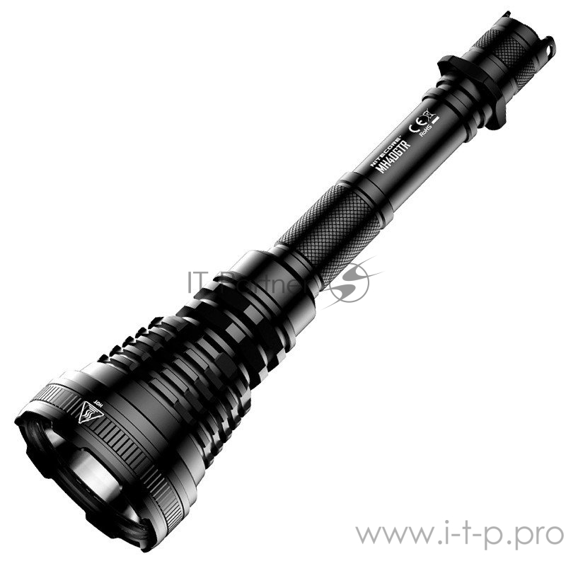 Фонарь ручной Nitecore MH40GTR Kit черный лам.:светодиод. 18650/CR123x2
