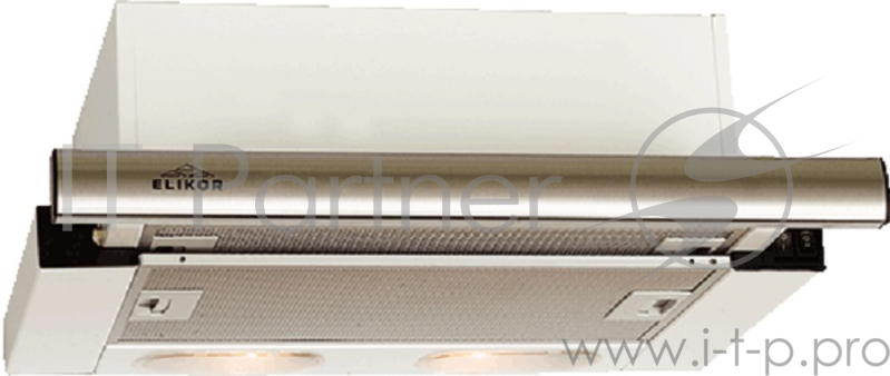 Вытяжка встраиваемая Elikor Интегра 50П-400-В2Л кремовый управление: кнопочное (1 мотор)