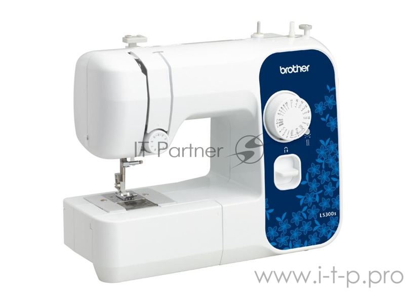 Швейная машинка Brother LS-300s Электромеханическая швейная машина, классический челнок, кол-во программ: 17, LED освещение, обметыватель петель в 4 приема, функция Свободный рукав