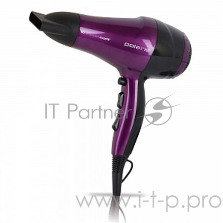 Фен Polaris PHD2077i 2000Вт фиолетовый/черный