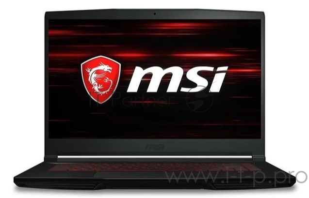 Ноутбук MSI GF63 Thin 9SCSR-897XRU Core i7 9750H/8Gb/1Tb/NVIDIA GeForce GTX 1650 Ti MAX Q 4Gb/15.6/IPS/FHD (1920x1080)/Free DOS/black/WiFi/BT/Cam