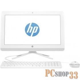 Моноблок HP 20-c406ur 4HF10EA (Core i3 7130U-2.70ГГц, 8ГБ, 1ТБ, UHDG, DVDRW, LAN, WiFi, BT, WebCam, 19.5 1920x1080, W10 H) + клавиатура + мышь