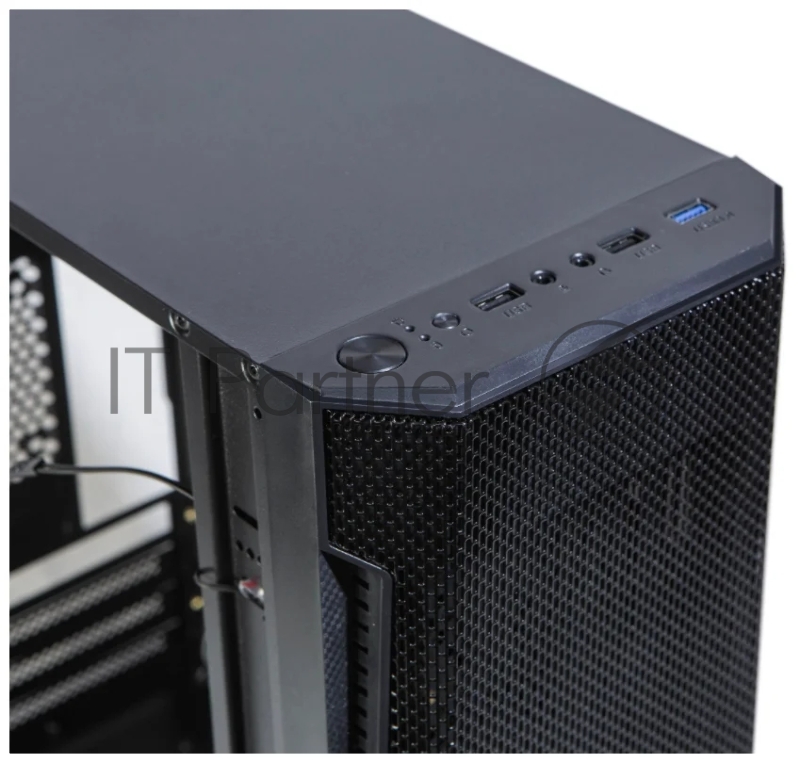 Корпус mATX Eurocase MA02 без БП закаленное стекло USB3.0