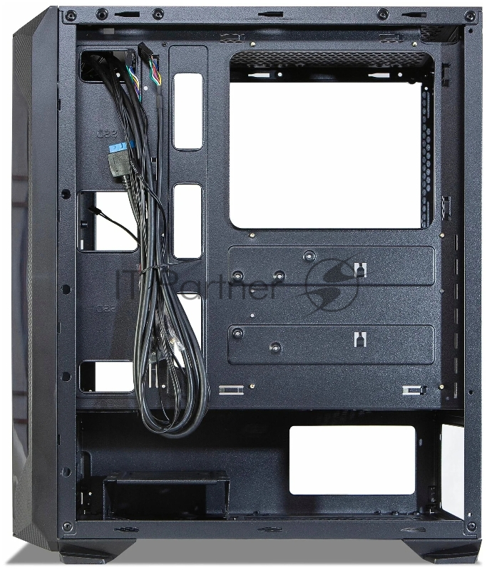 Корпус ATX Eurocase B33 без БП закаленное стекло USB3.0