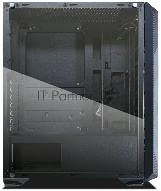 Корпус ATX Eurocase B33 без БП закаленное стекло USB3.0