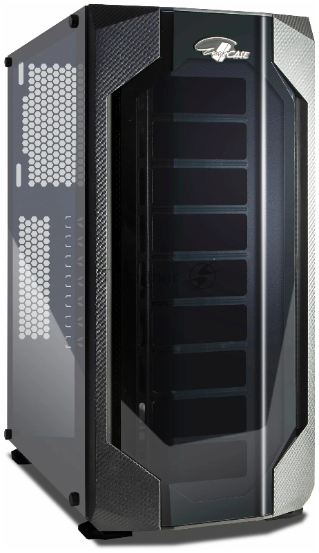 Корпус ATX Eurocase B33 без БП закаленное стекло USB3.0