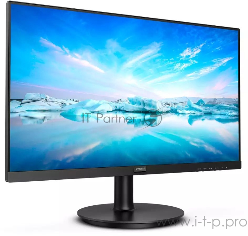МОНИТОР 21.5 PHILIPS 222V8LA/00 Black (VA, 1920x1080, 75Hz, 4 ms, 178°/178°, 250 cd/m, 3000:1, HDMI, +DisplayPort, +MM)