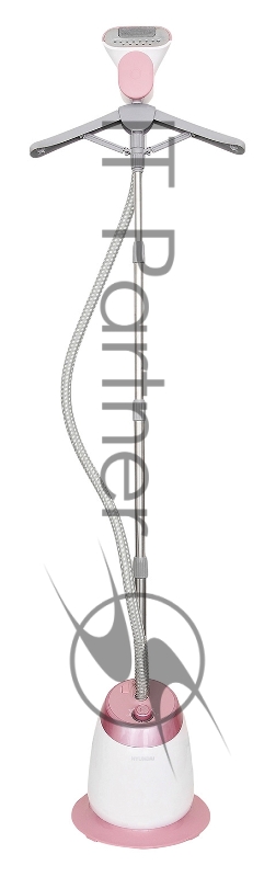 Отпариватель напольный Hyundai H-US02456 1800Вт белый/розовый