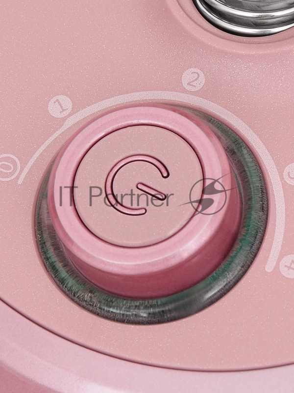 Отпариватель напольный Hyundai H-US02456 1800Вт белый/розовый