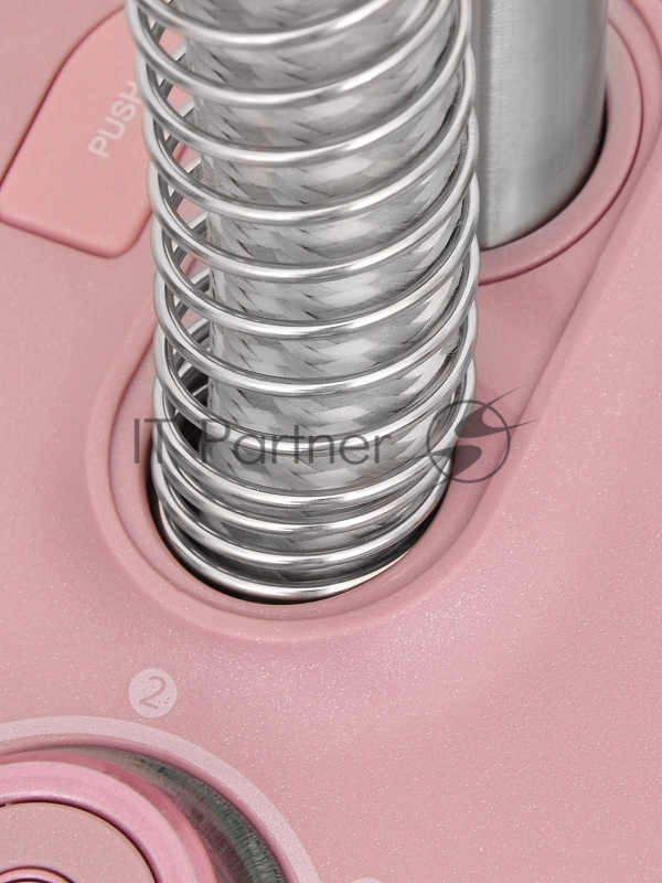 Отпариватель напольный Hyundai H-US02456 1800Вт белый/розовый