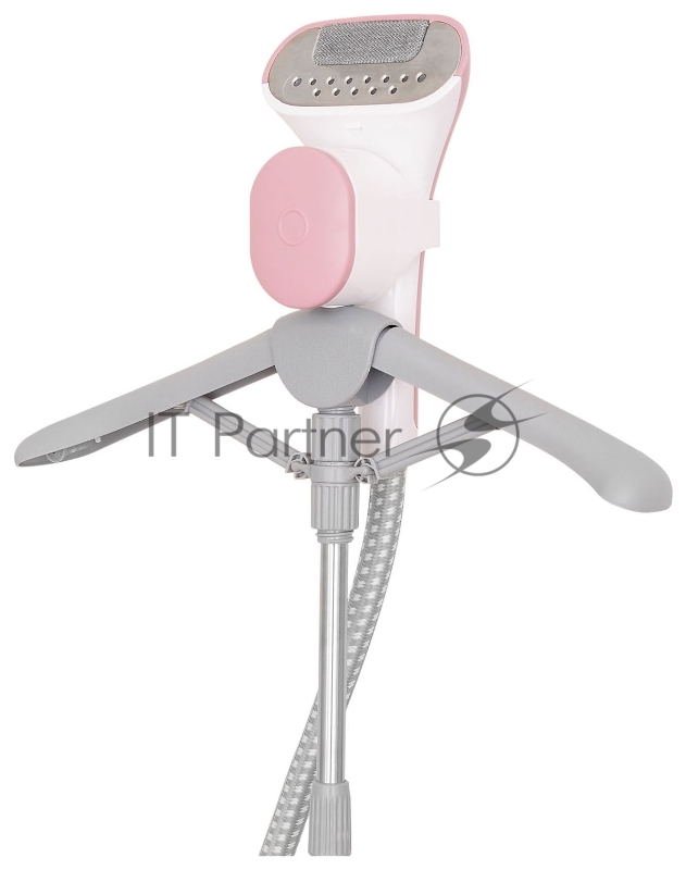 Отпариватель напольный Hyundai H-US02456 1800Вт белый/розовый