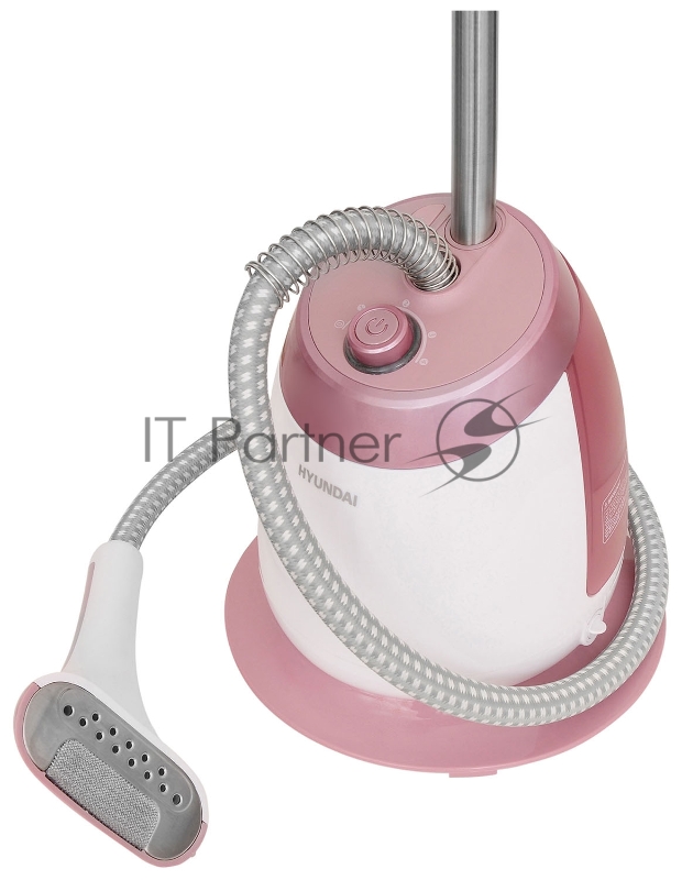 Отпариватель напольный Hyundai H-US02456 1800Вт белый/розовый