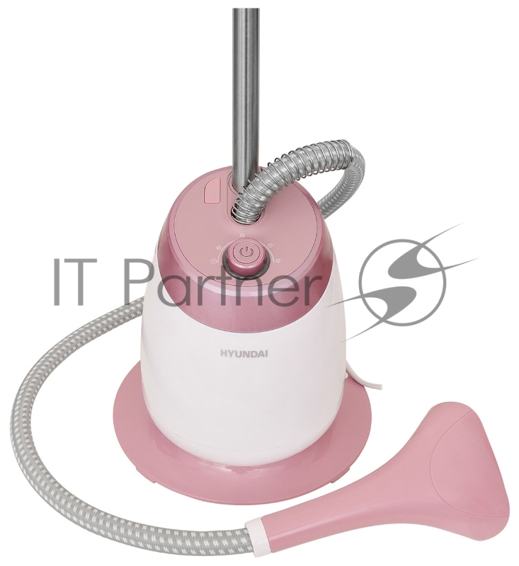 Отпариватель напольный Hyundai H-US02456 1800Вт белый/розовый