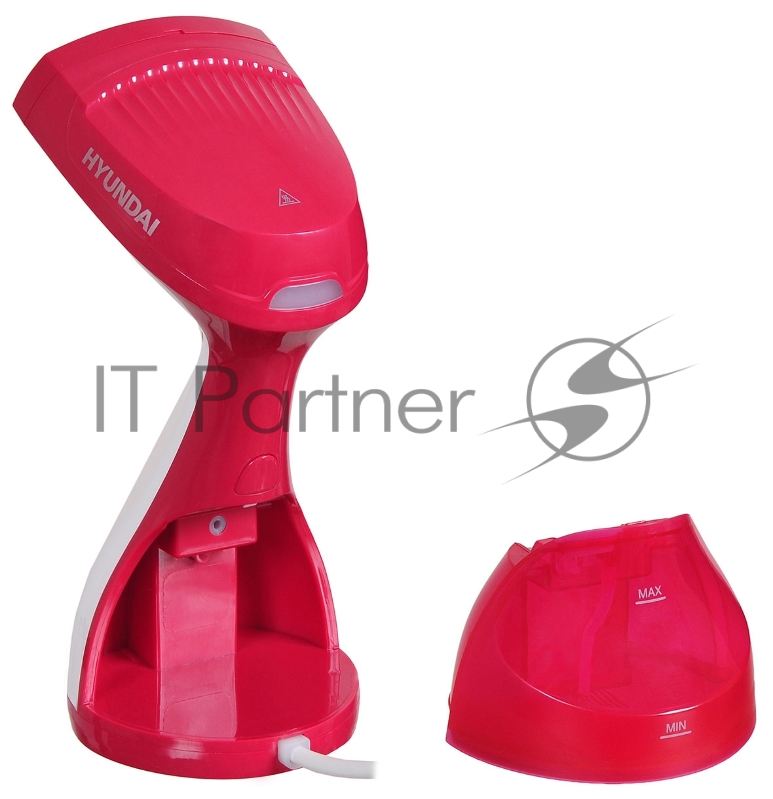 Отпариватель ручной Hyundai H-HS02123 1650Вт белый/вишневый