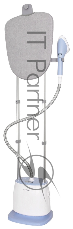 Отпариватель напольный Hyundai H-US02858 1800Вт белый/голубой