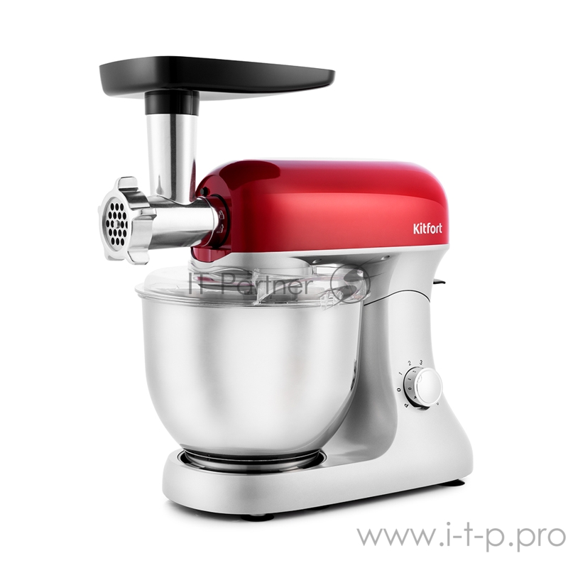 Цельнометаллический планетарный миксер 2 в 1 Kitfort 1367-КТ Мощность 1200 Вт.Ёмкость чаши 6л.