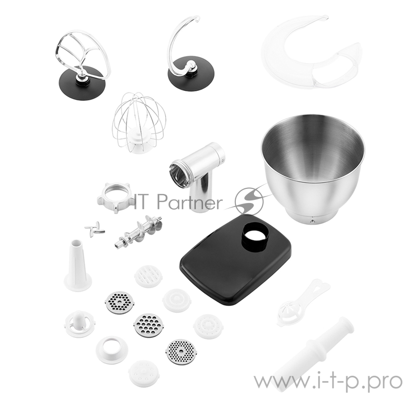 Цельнометаллический планетарный миксер 2 в 1 Kitfort 1367-КТ Мощность 1200 Вт.Ёмкость чаши 6л.