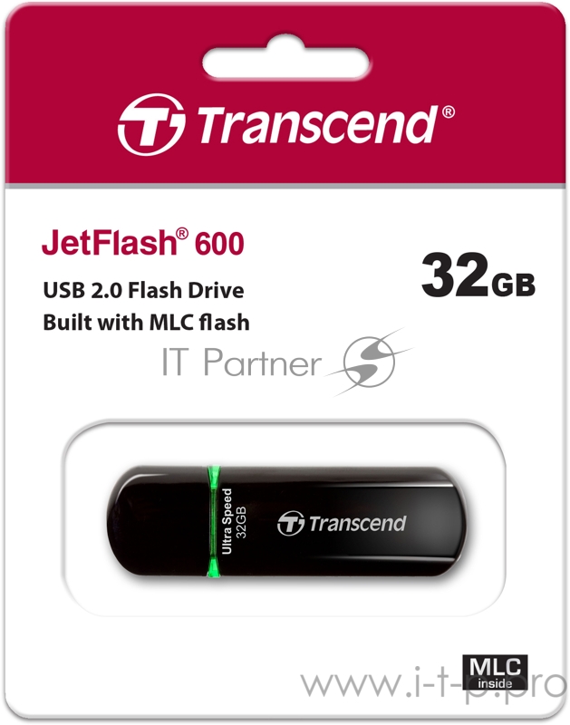 Накопитель USB flash 32ГБ Transcend JetFlash 600 TS32GJF600 (USB2.0)