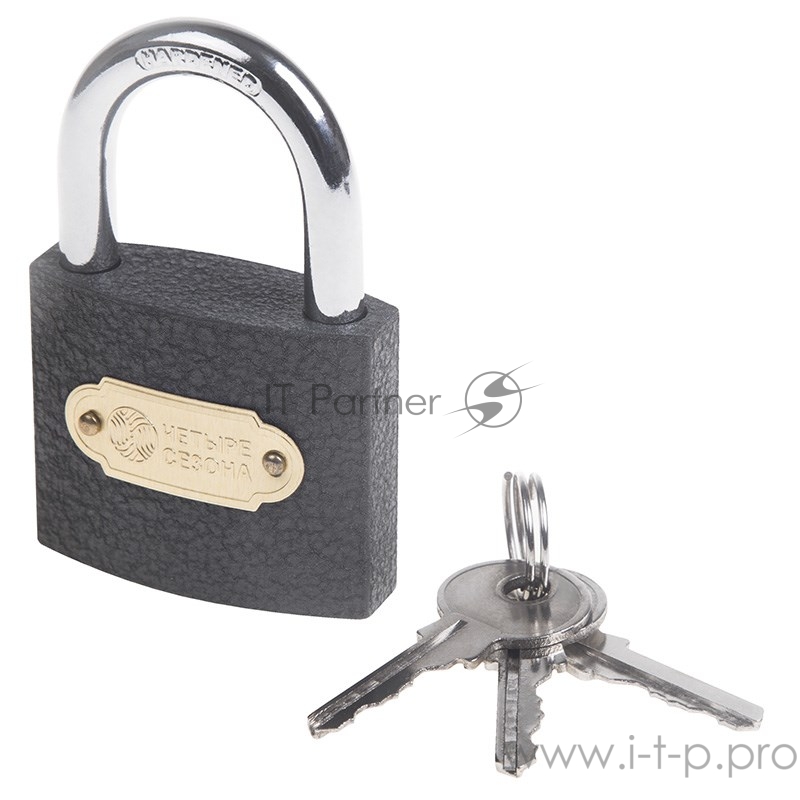 Замок навесной серия «Чугун» 50 мм ЧЕТЫРЕ СЕЗОНА