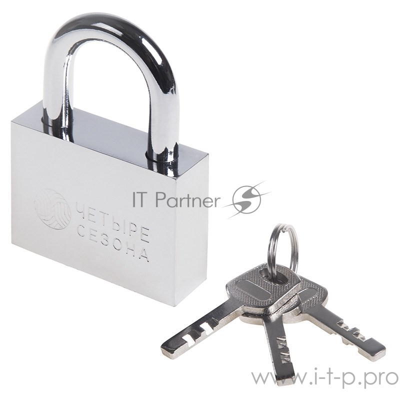 Замок навесной серия «Сталь» 60 мм ЧЕТЫРЕ СЕЗОНА