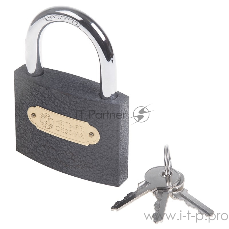 Замок навесной серия «Чугун» 75 мм ЧЕТЫРЕ СЕЗОНА