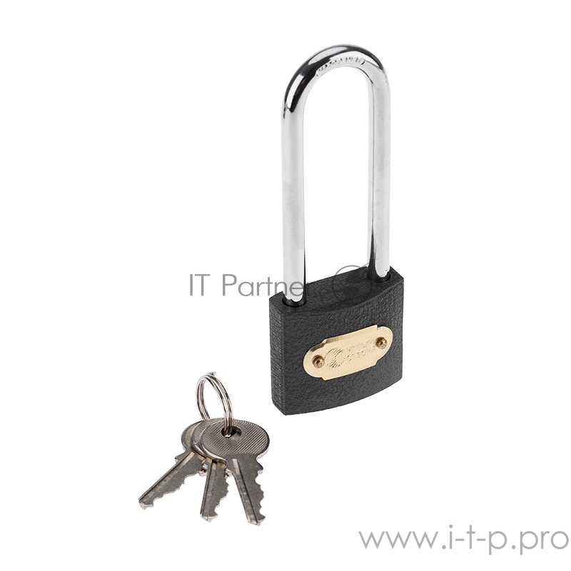 Замок навесной серия «Чугун» 40 мм длинная дужка ЧЕТЫРЕ СЕЗОНА