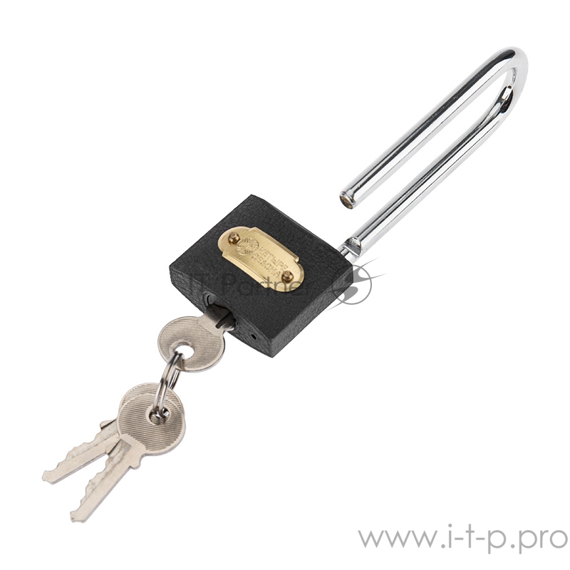 Замок навесной серия «Чугун» 40 мм длинная дужка ЧЕТЫРЕ СЕЗОНА