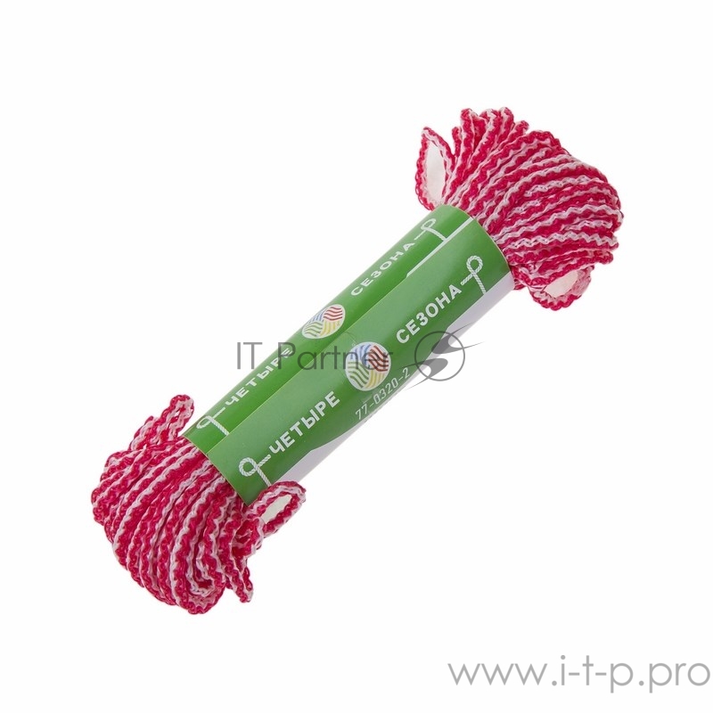Шнур ∅3 мм ЧЕТЫРЕ СЕЗОНА 20 м цветной