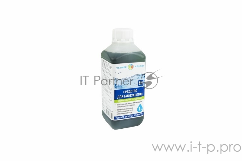 Средство для биотуалетов верхний бачок, 1 литр ЧЕТЫРЕ СЕЗОНА