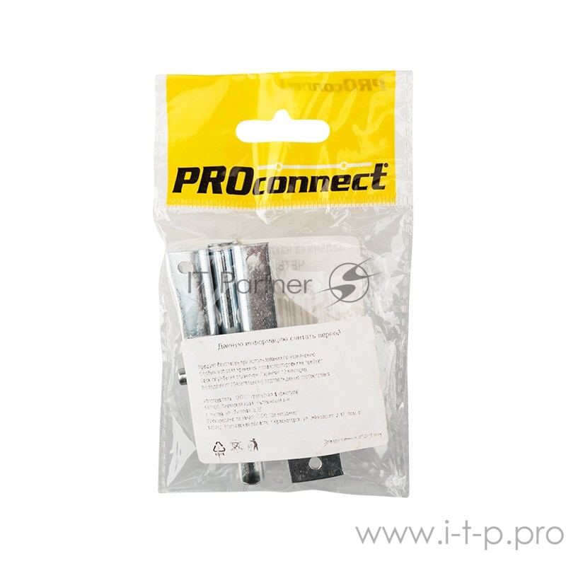 Задвижка накладная ЗТ-60 Цинк ЧЕТЫРЕ СЕЗОНА