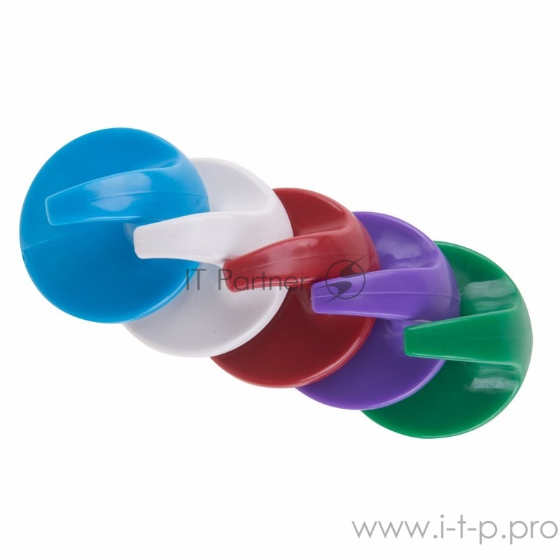 Крючок настенный, круглый-малый, самоклеющийся, 5 шт., PROconnect