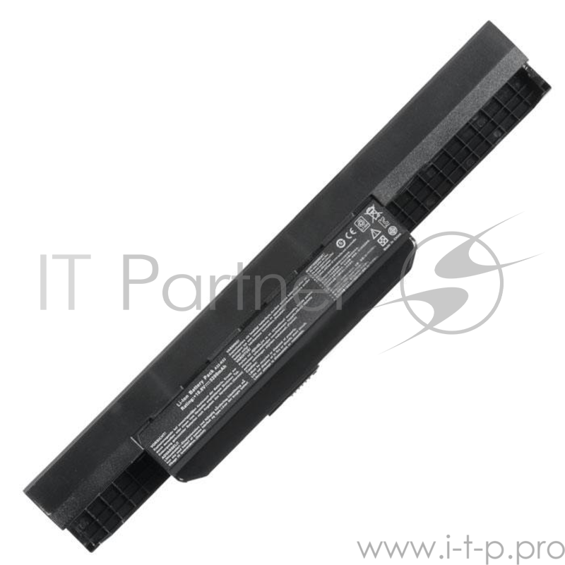 Аккумулятор для ноутбука Asus A43, A53, K43, K53, X43, X44, X53, X54, 4400mAh, 10.8V-11.1V