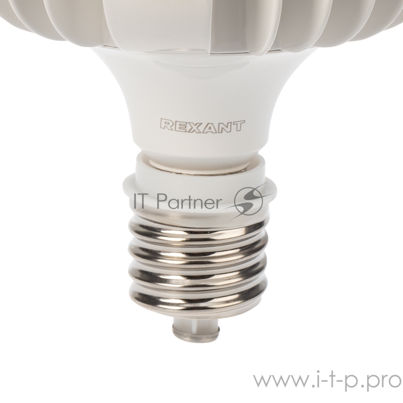 Лампа светодиодная высокомощная 100 Вт E27 с переходником на E40 9500 Лм 4000 K нейтральный свет REXANT