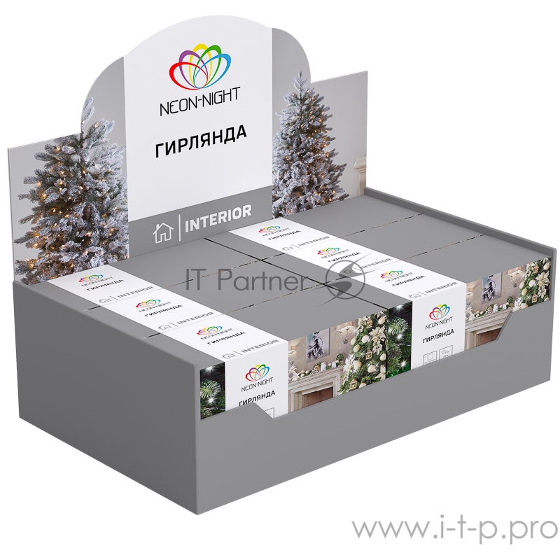 Гирлянда Твинкл Лайт 15 м, прозрачный ПВХ, 120 LED, цвет ТЕПЛЫЙ БЕЛЫЙ